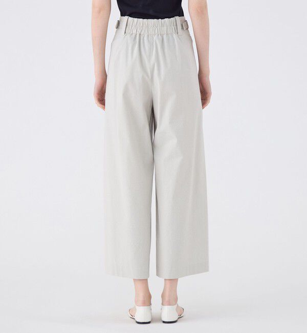 MACPHEE「ナチュラルスラブストレッチ セミワイドパンツ」|その他|
