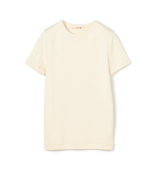 BACCA「スーピマコットン フライスハーフスリーブ」|Tシャツ・カットソー|11 ホワイト