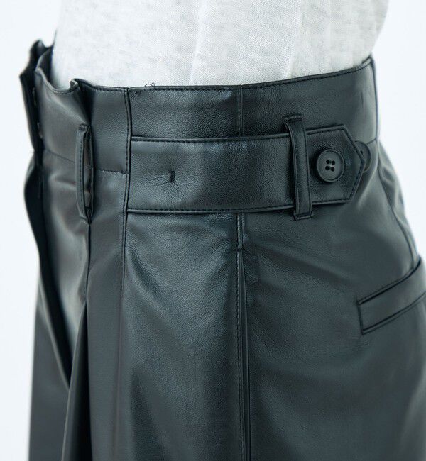 Ballsey「レザーライククロス サイドタブパンツ」|その他|