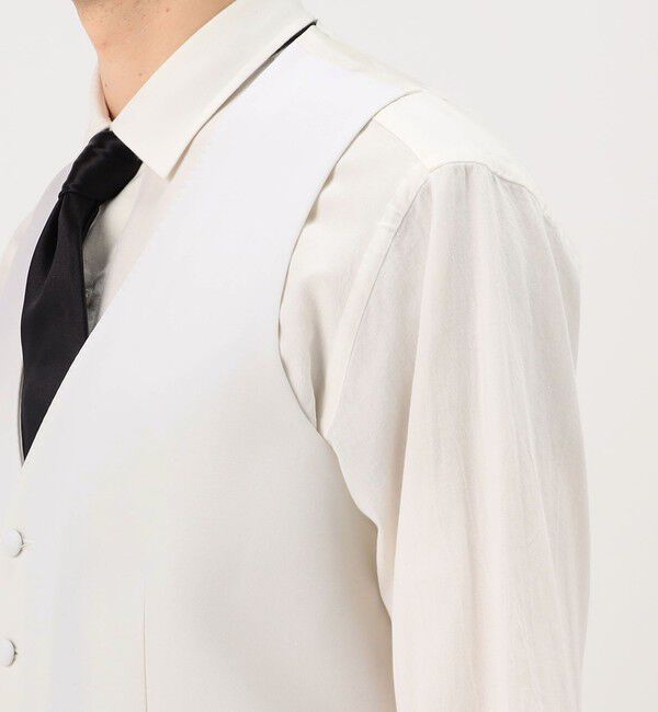 TOMORROWLAND MENS「 ウールバラシャ 5B ベスト」|ベスト・ジレ|