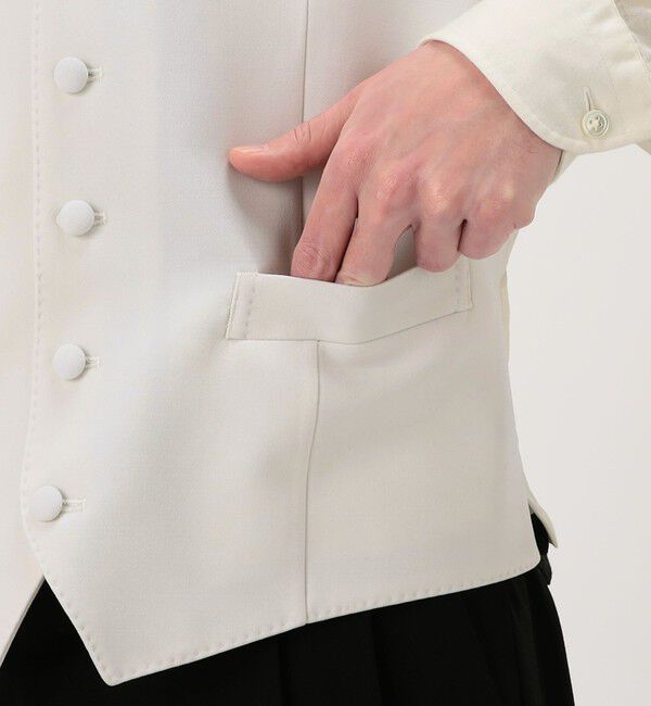 TOMORROWLAND MENS「 ウールバラシャ 5B ベスト」|ベスト・ジレ|