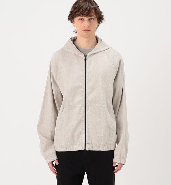 JAMES PERSE「リネンブレンド ジップフロント パーカ MLIM2188」|ブルゾン・スタジャン|