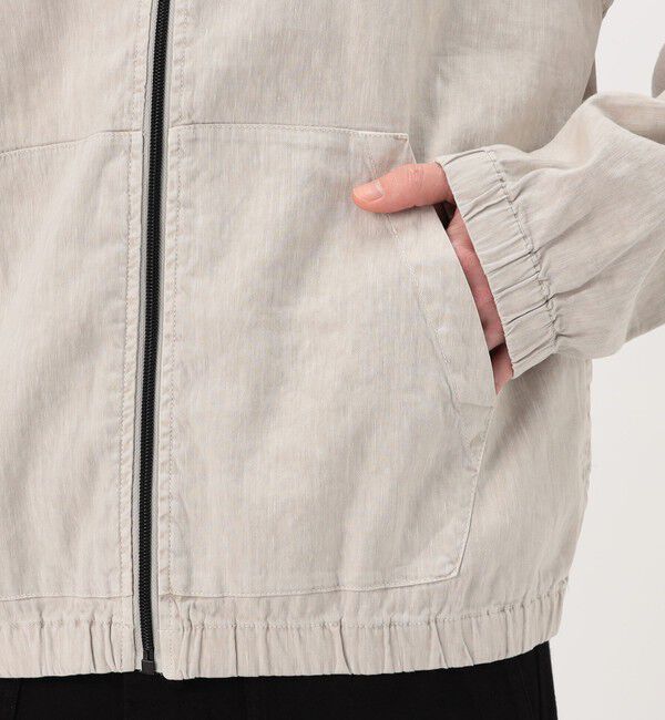 JAMES PERSE「リネンブレンド ジップフロント パーカ MLIM2188」|ブルゾン・スタジャン|