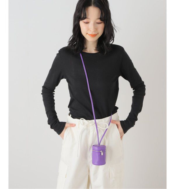  「【blancle/ ブランクレ】S.LETHER/M.LEATHER CYLINDER BAG」|ショルダー・メッセンジャー|