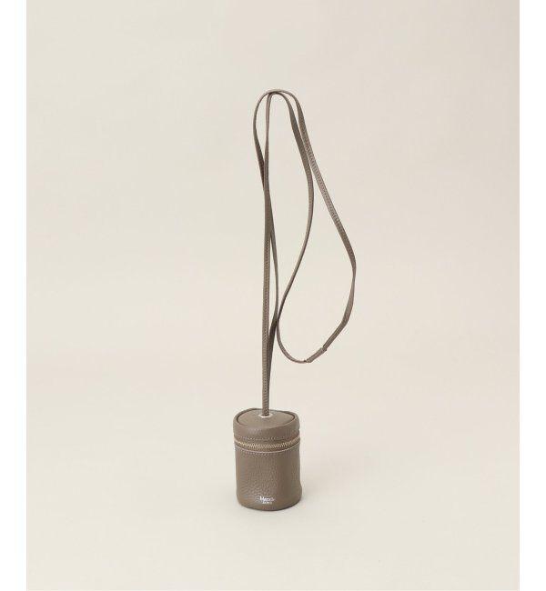  「【blancle/ ブランクレ】S.LETHER/M.LEATHER CYLINDER BAG」|ショルダー・メッセンジャー|グレー