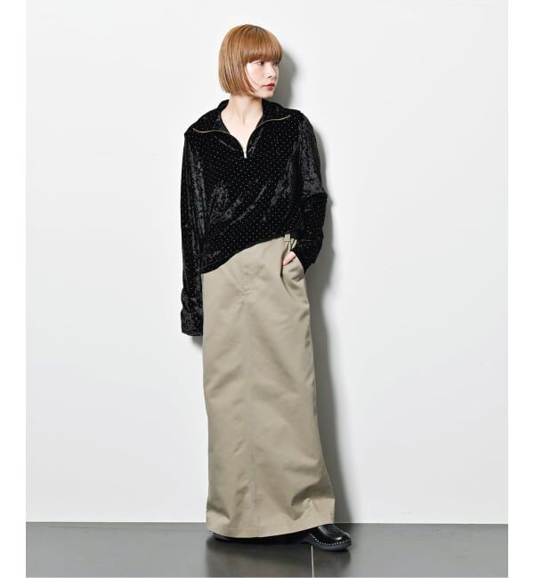  「SIMONE WILD STUD VELVET TROYER：カットソー」|Tシャツ・カットソー|