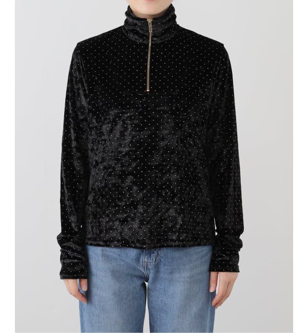  「SIMONE WILD STUD VELVET TROYER：カットソー」|Tシャツ・カットソー|