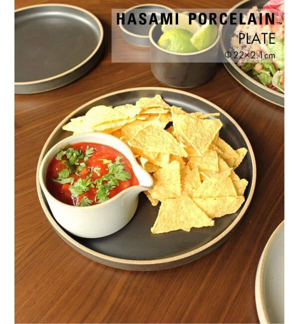 ACME「【HASAMI PORCELAIN / ハサミポーセリン】PLATE 22cm」|食器・キッチングッズ|ブラック