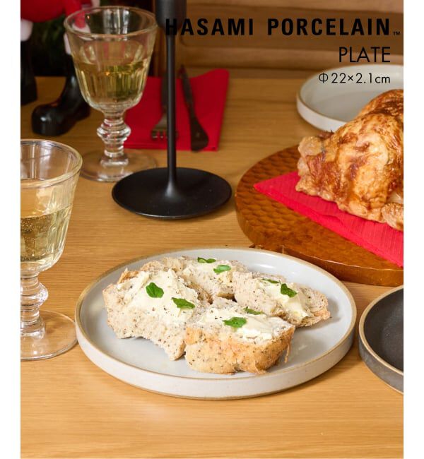 ACME「【HASAMI PORCELAIN / ハサミポーセリン】PLATE 22cm」|食器・キッチングッズ|ホワイト