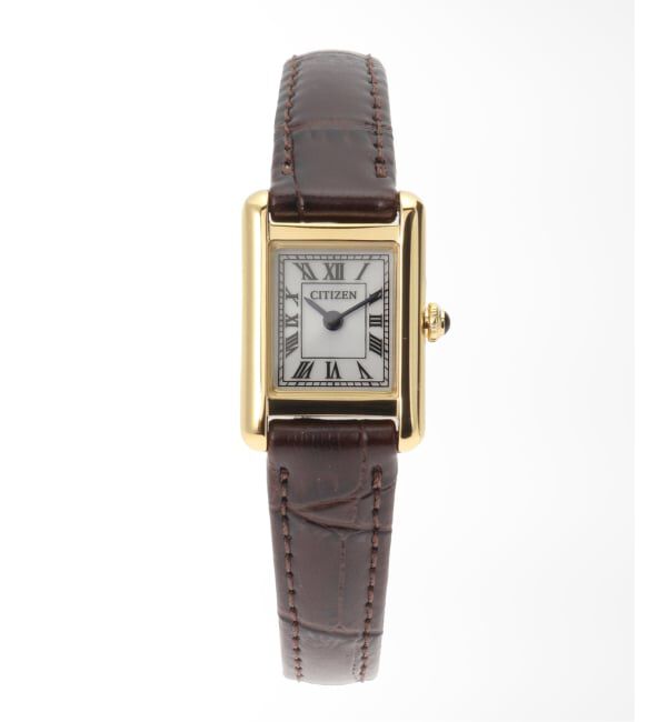 HIROB「CITIZEN Kii Classic Square EG2797-13A Yellow gold」|腕時計|