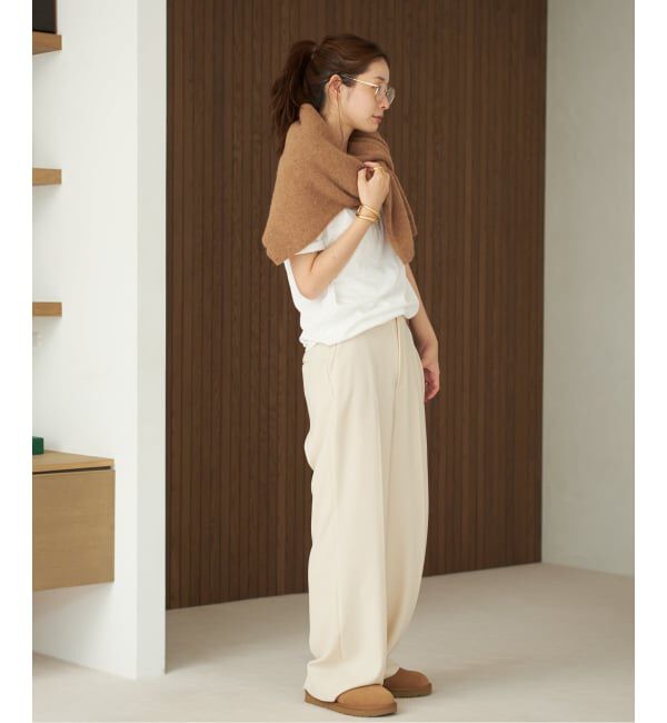 Plage「《追加》washable straight パンツ 3」|スラックス|