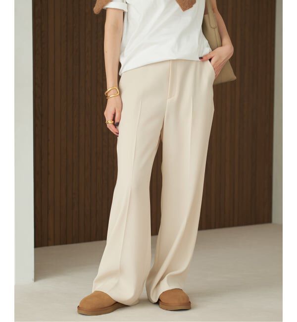 Plage「《追加》washable straight パンツ 3」|スラックス|