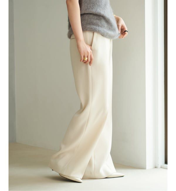 Plage「《追加》washable straight パンツ 3」|スラックス|