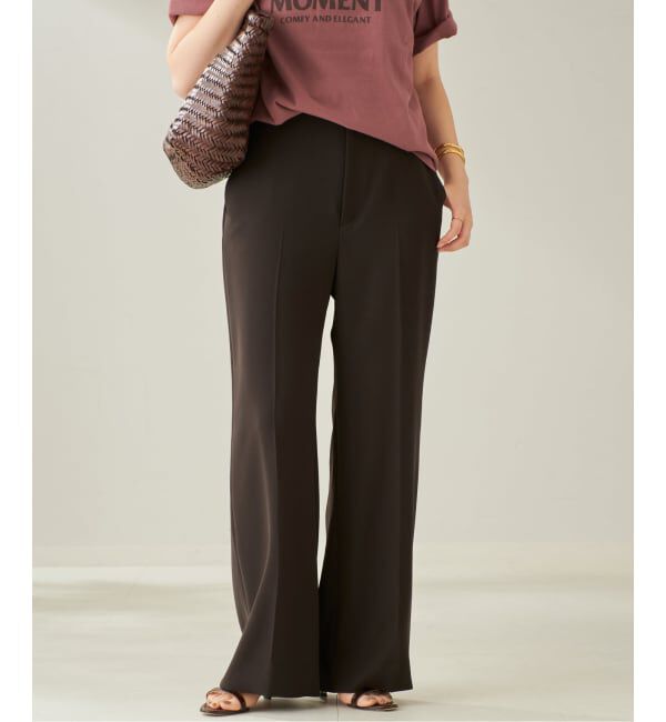 Plage「《追加》washable straight パンツ 3」|スラックス|