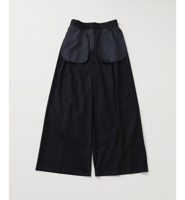 Plage「WO SE 2Tuck Wide パンツ」|スラックス|