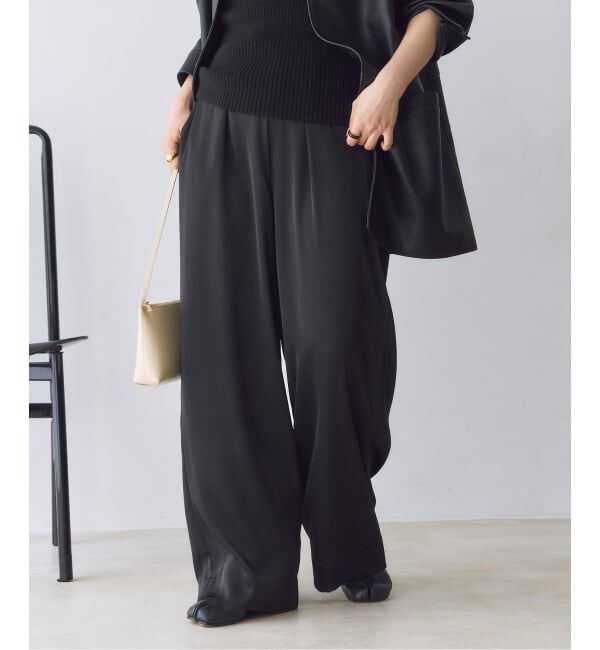 Plage「《追加》dull satin relax パンツ」|その他|