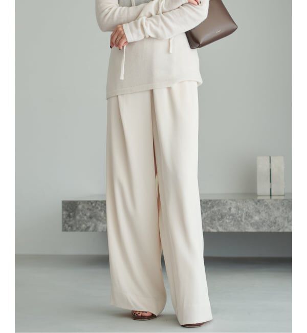 Plage「《追加》dull satin relax パンツ」|その他|