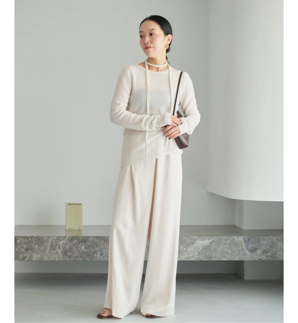 Plage「《追加》dull satin relax パンツ」|その他|