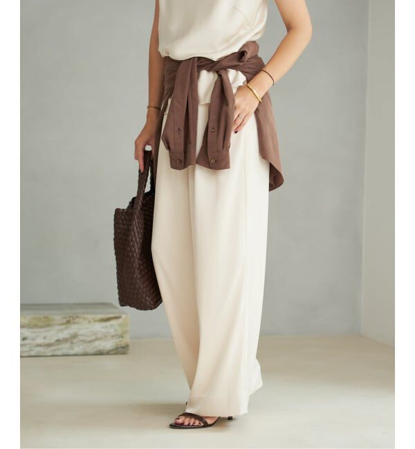 Plage「《追加》dull satin relax パンツ」|その他|
