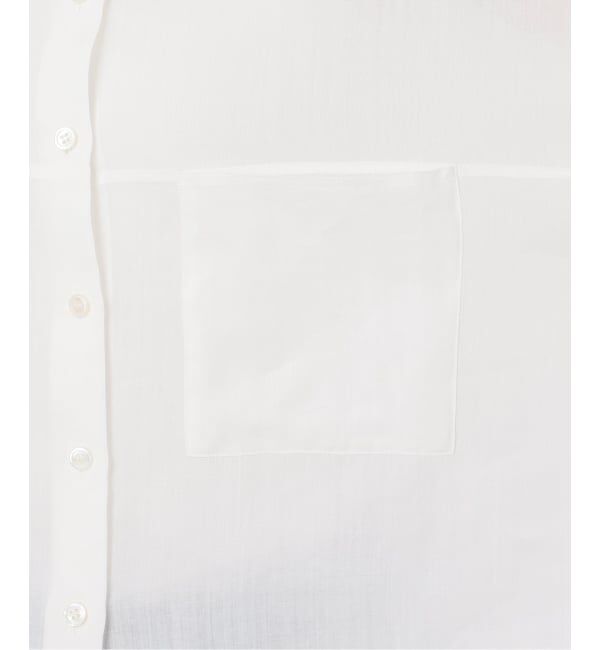 Plage「《追加予約》RAMIE LYOCELL CROPPED シャツ 2」|シャツ・ブラウス|