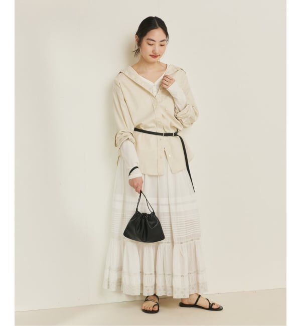 Plage「IND VOIL マキシスカート」|スカート|