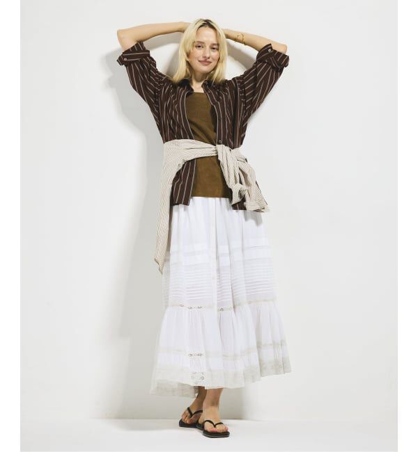 Plage「IND VOIL マキシスカート」|スカート|