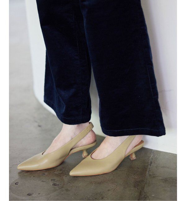 SLOBE IENA「《追加》SLOBE バッグスリングパンプス」|パンプス|