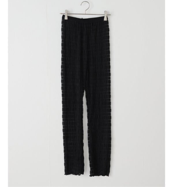 IENA LA BOUCLE「ODAKHA/オダカ sheer stripe leggings パンツ OH25SSS03」|レギンス・スパッツ|