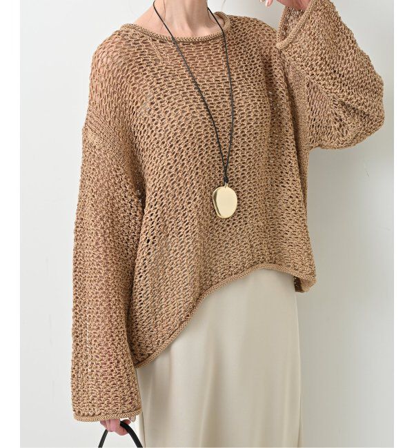 SLOBE IENA「LOGAN/ローガン SLOBE別注 メッシュプルオーバー LG-25SS09」|ニット・セーター|