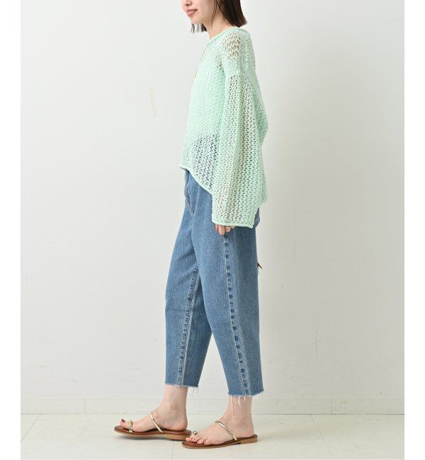 SLOBE IENA「LOGAN/ローガン SLOBE別注 メッシュプルオーバー LG-25SS09」|ニット・セーター|