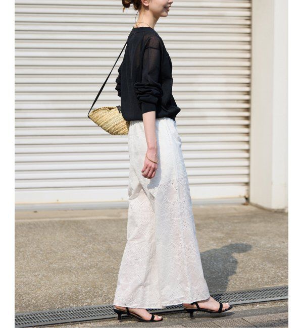 SLOBE IENA「《追加》リネン混シアーカーディガン」|カーディガン|