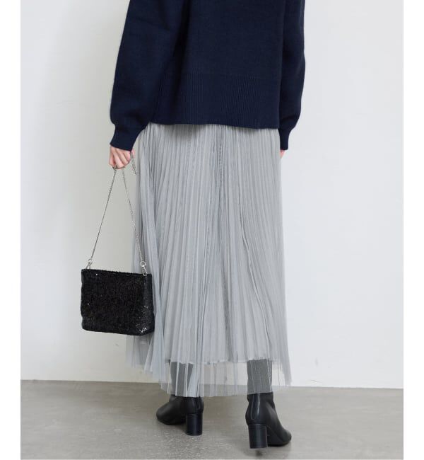 SLOBE IENA「《追加》リバーシブルプリーツスカート」|スカート|