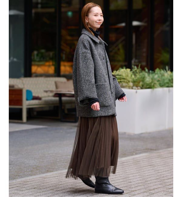 SLOBE IENA「《追加》リバーシブルプリーツスカート」|スカート|