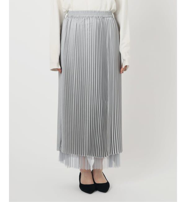 SLOBE IENA「《追加》リバーシブルプリーツスカート」|スカート|