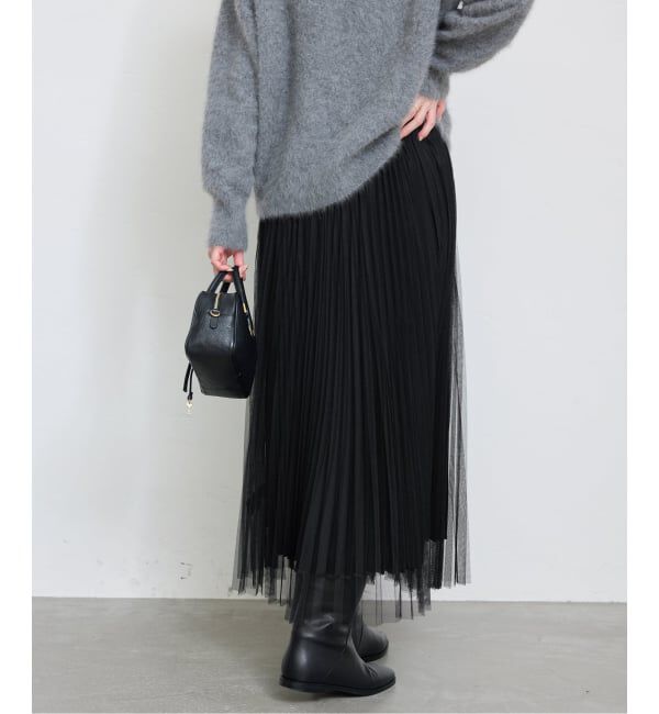 SLOBE IENA「《追加》リバーシブルプリーツスカート」|スカート|