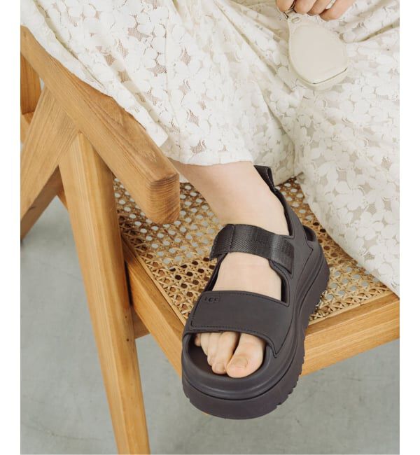 SLOBE IENA「《別注カラーあり/追加2予約》 UGG/アグ GoldenGlow Sandal W GOLDENGLOW」|サンダル|