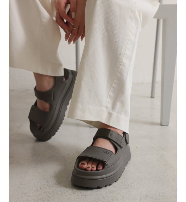 SLOBE IENA「《別注カラーあり/追加2予約》 UGG/アグ GoldenGlow Sandal W GOLDENGLOW」|サンダル|