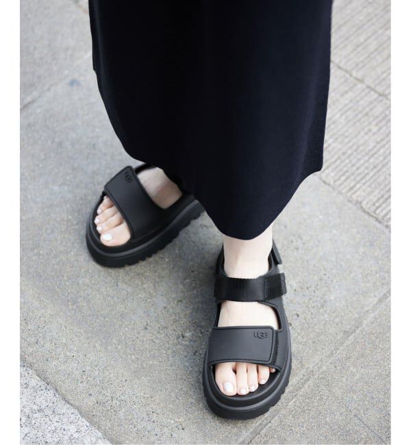 SLOBE IENA「《別注カラーあり/追加2予約》 UGG/アグ GoldenGlow Sandal W GOLDENGLOW」|サンダル|