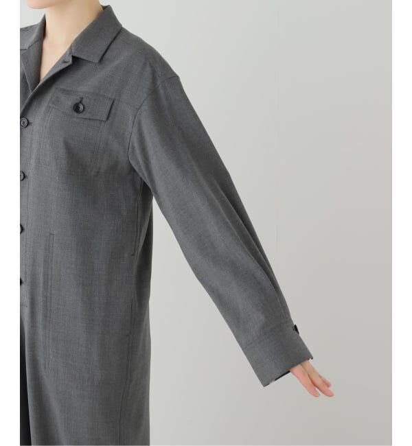 IENA「T/Wオープンカラーオールインワン」|オールインワン|