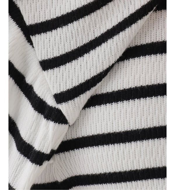 SLOBE IENA「ハニカムキャップフリルロングスリーブ TEE」|Tシャツ・カットソー|