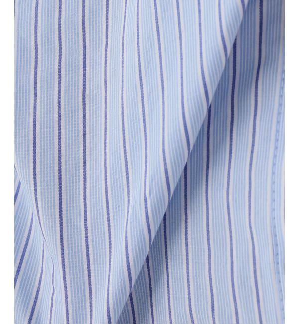 SLOBE IENA「フロントフリルストライプブラウス」|シャツ・ブラウス|