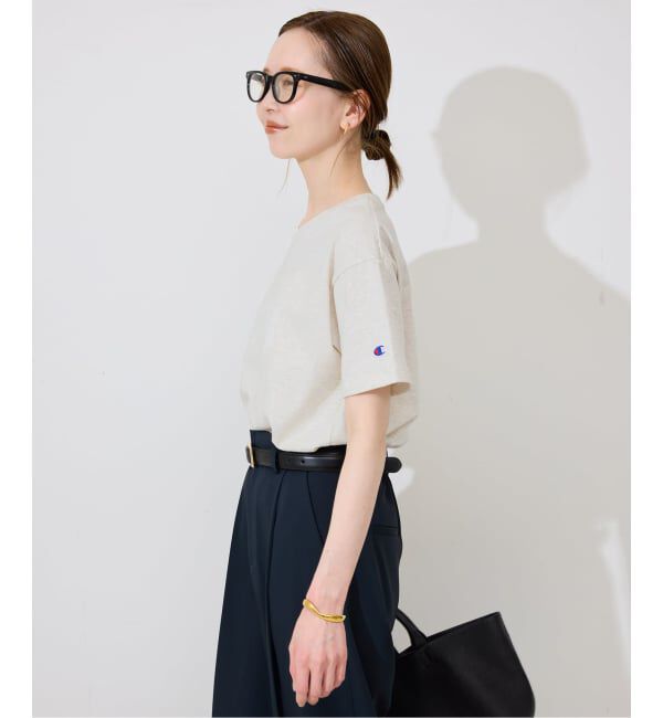 SLOBE IENA「《予約》Champion/チャンピオン SLOBE別注 ロゴTシャツ」|Tシャツ・カットソー|