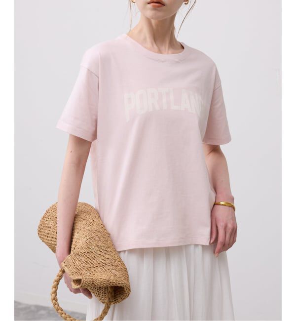 SLOBE IENA「《予約》Champion/チャンピオン SLOBE別注 ロゴTシャツ」|Tシャツ・カットソー|