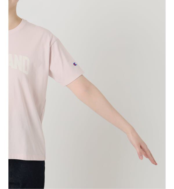 SLOBE IENA「《予約》Champion/チャンピオン SLOBE別注 ロゴTシャツ」|Tシャツ・カットソー|