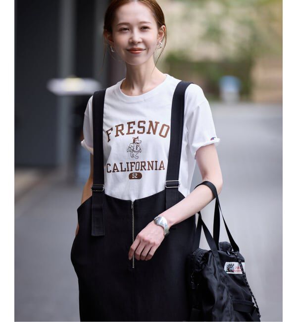 SLOBE IENA「《予約》Champion/チャンピオン SLOBE別注 ロゴTシャツ」|Tシャツ・カットソー|