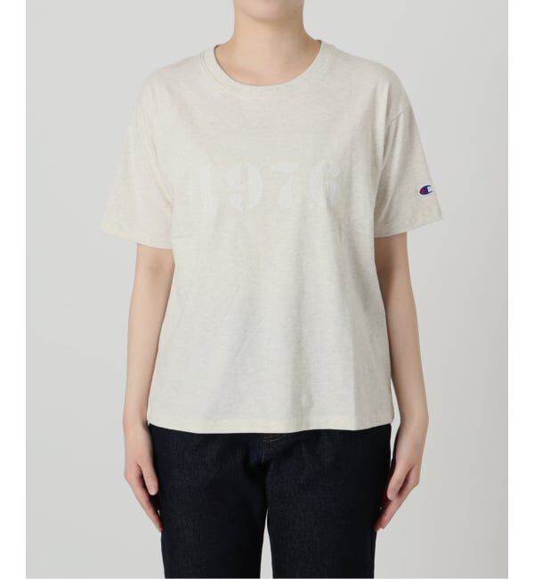 SLOBE IENA「《予約》Champion/チャンピオン SLOBE別注 ロゴTシャツ」|Tシャツ・カットソー|