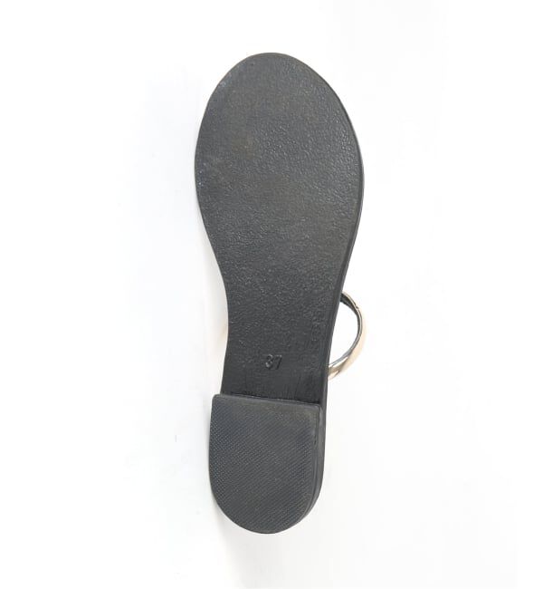 SLOBE IENA「《予約》NICOLAS LAINAS/ニコラスライナス メタルフラットサンダル」|サンダル|