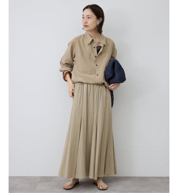 SLOBE IENA「《予約》NICOLAS LAINAS/ニコラスライナス SLOBE別注 メタルフラットサンダル」|サンダル|