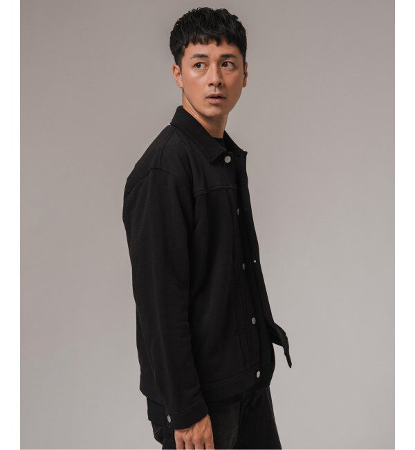 EDIFICE「LOOPWHEELER for LOWERCASE &times; POGGYTHEMAN スウェット トラッカージャケット」|スウェット・ジャージ|