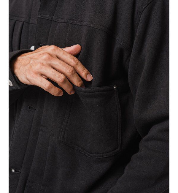 EDIFICE「LOOPWHEELER for LOWERCASE &times; POGGYTHEMAN スウェット トラッカージャケット」|スウェット・ジャージ|